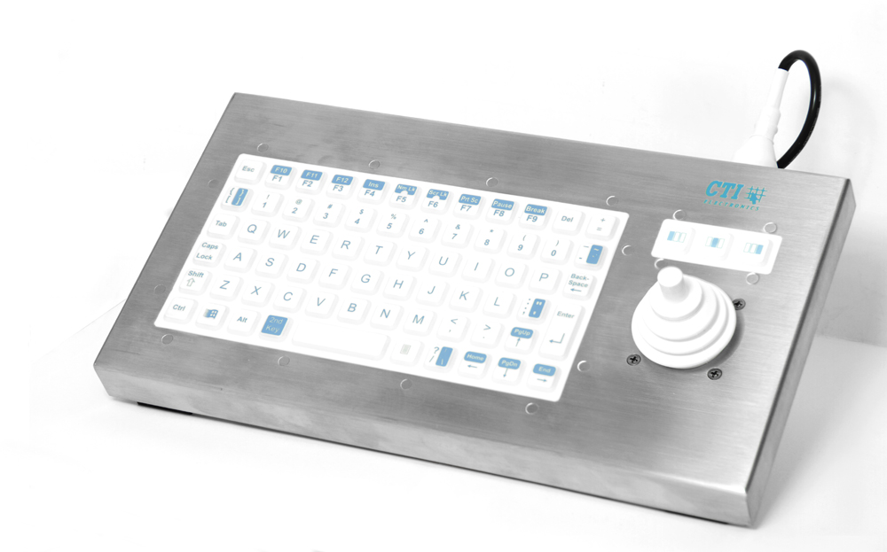 CTI Electronics Medical Keyboard for Cleanroom or Hospital Applications