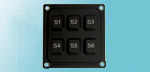 C6010 Six Button Industrial Switch Assembly