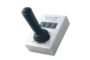 hand-operated, industrial joystick, sealed, custom, industrial mouse