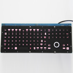 KIO7800-Bx Industrial Backlit / Illuminated Keyboard
