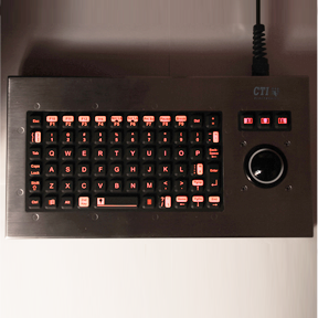 KIT6000-Bx Industrial Backlit / Illuminated Keyboard