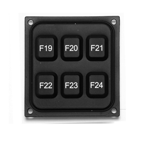 NEMA 4 (IP66) OEM Six-Button Keypad