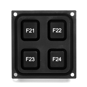 NEMA 4 (IP66) OEM Four-Button Keypad