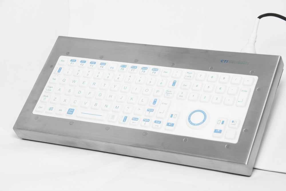 KIO7000 Medical Keyboard with Medical Mouse (OrbitalMouse®)